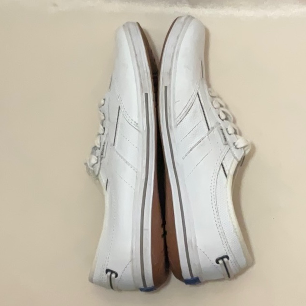 Keds White Lace Up Leather Ortholite WH53121 Sneaker Womens Sz 5.5 - Picture 4 of 10
